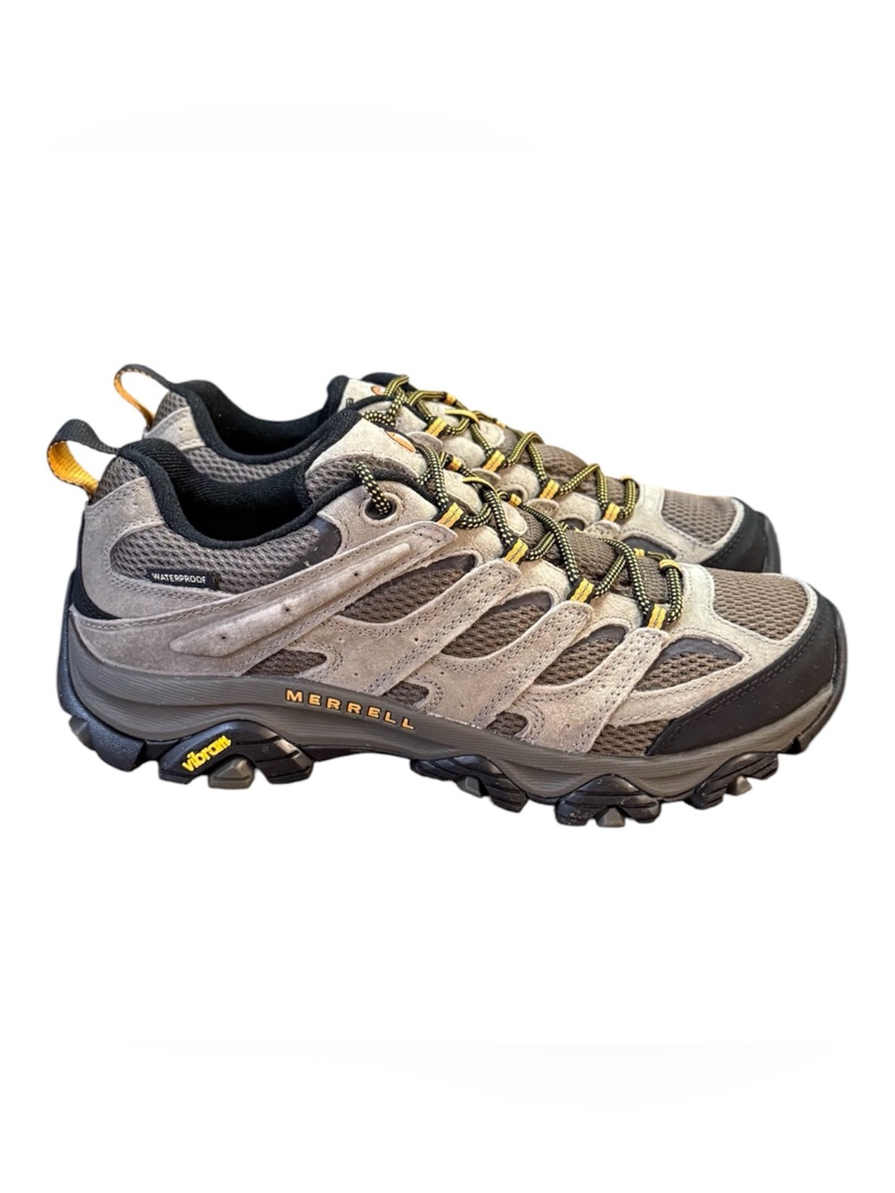 Merrell Moab 3 Waterproof Hiking Shoes Walnut Men’s Size 9.5 Women’s Size 11
